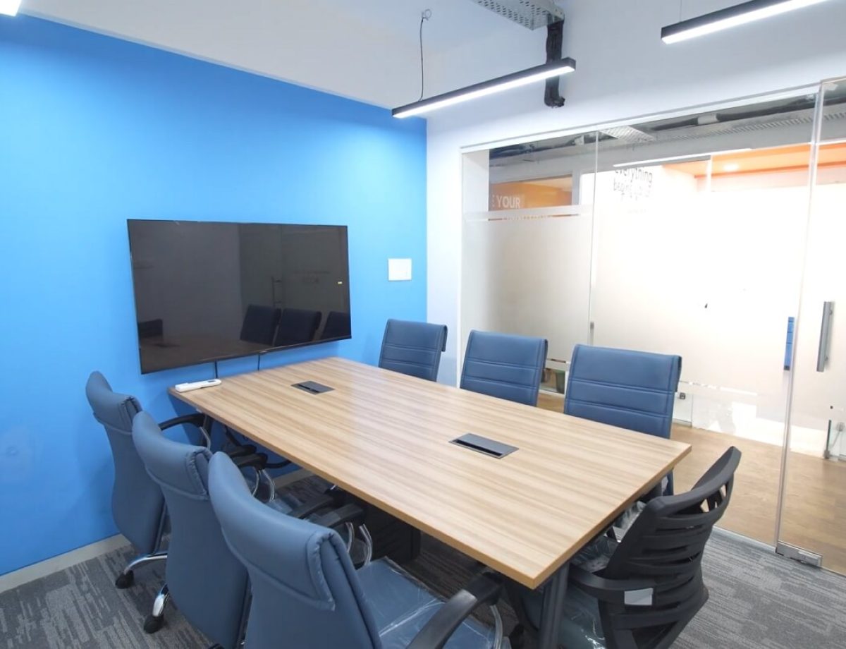 M Square Manged offices pune coworking conference room