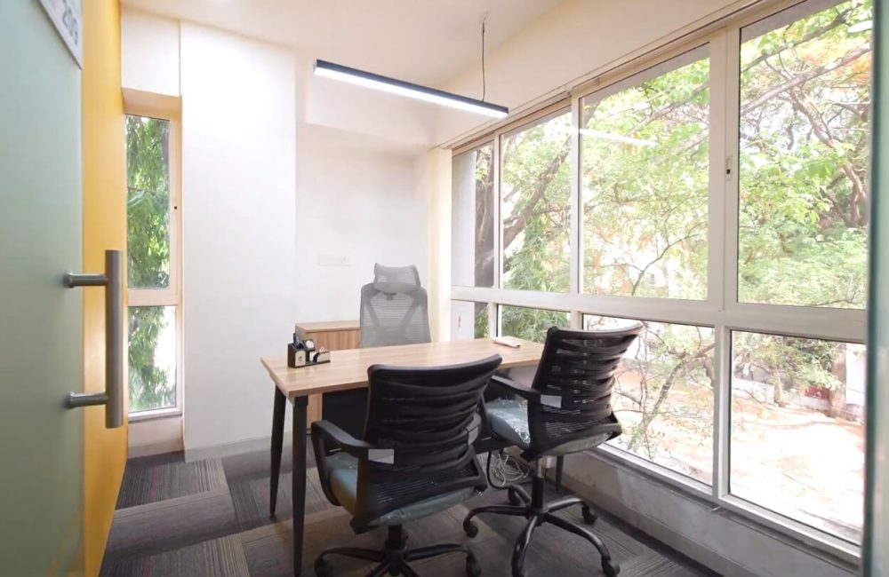 M Square Manged offices pune coworking private cabin